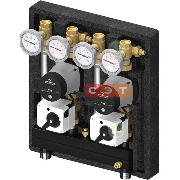 Насосно-смесительный модуль на 2 смесительных контура MK (Wilo PARA SC 7.0, без сервопривода)